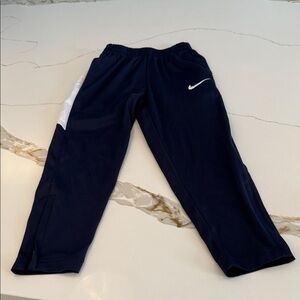 Nike Kids Navy Pants with White Swoosh